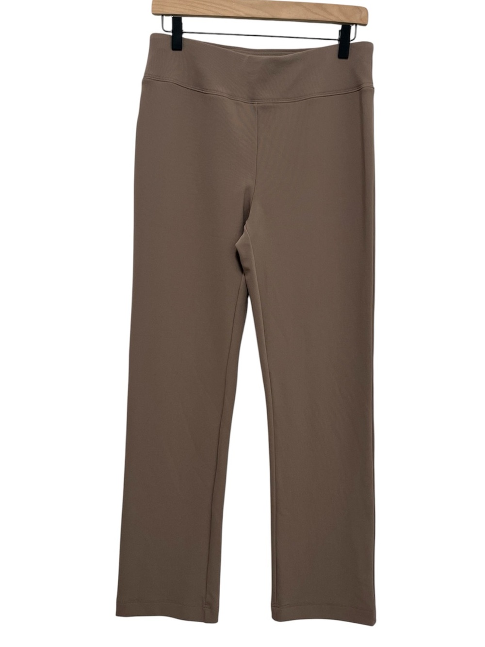 BOSTON PROPER Taupe Ponte Knit Stretch Pull On Pants Size Small